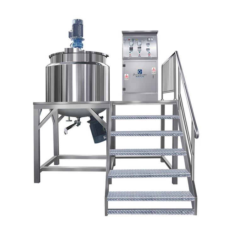 Liquid Detergent Mixing Tank 1000L Liquid Soap Production Line Hand Soap Mixer Bleach Making Machine for Chemical