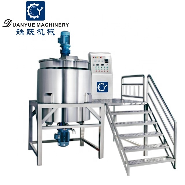 Liquid Detergent Mixing Tank 1000L Liquid Soap Production Line Hand Soap Mixer Bleach Making Machine for Chemical