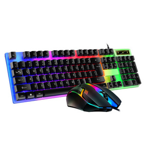 In stock RGB Gaming Keyboard and Mouse combo for office case