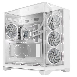 New Hot Selling Design Gaming Computer Cases Full Tower CPU Casing With 3 Tempered Glass Gaming Cabinet