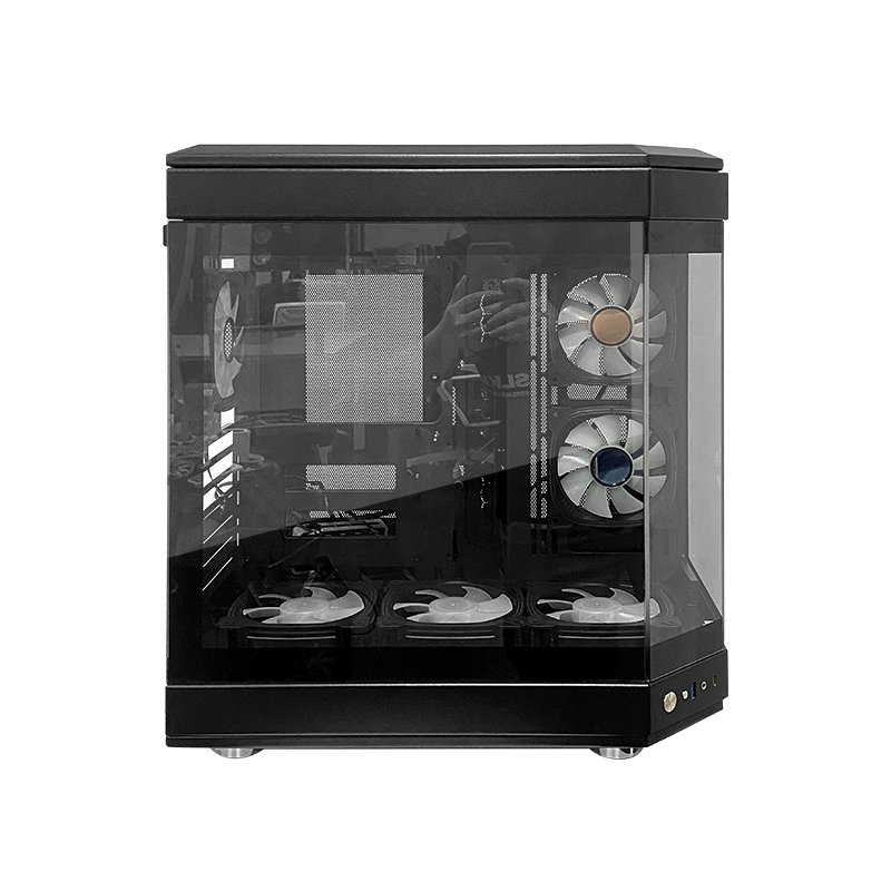 New Design Gabinete PC Tempered Glass Game Case Full Tower Gaming Case SPCC ATX Mother Support Game Case