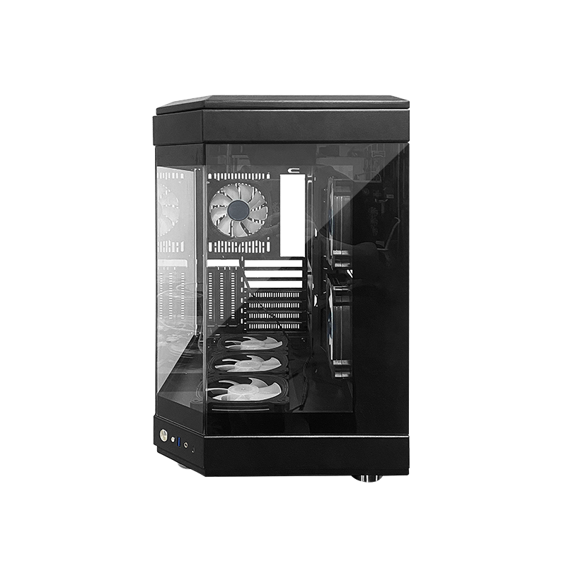 New Design Gabinete PC Tempered Glass Game Case Full Tower Gaming Case SPCC ATX Mother Support Game Case