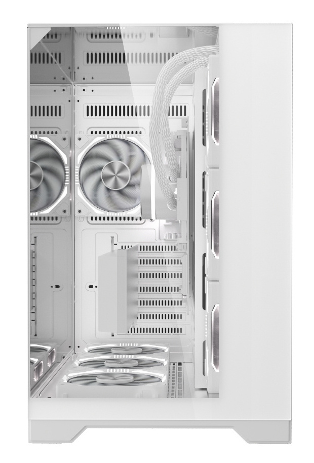 New Hot Selling Design Gaming Computer Cases Full Tower CPU Casing With 3 Tempered Glass Gaming Cabinet