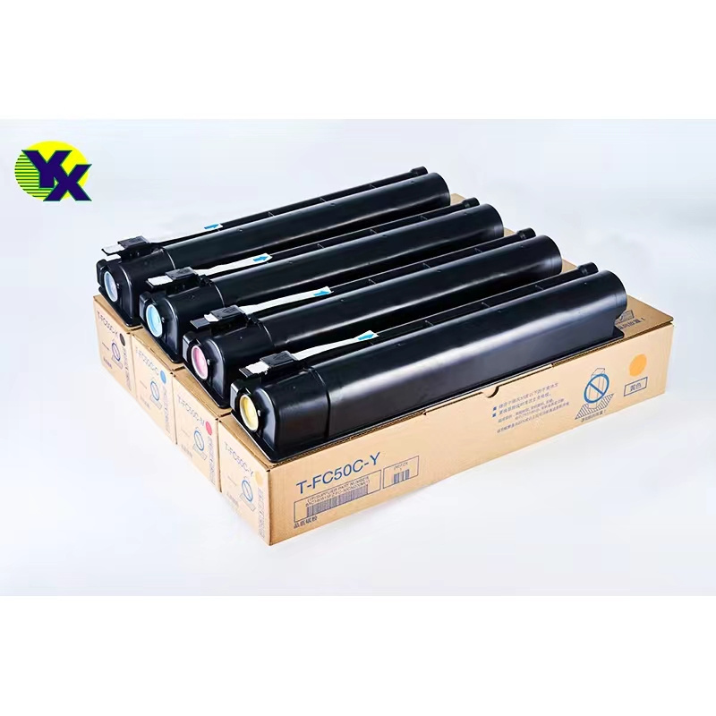 YX Factory excellent TFC50 FC50 C50 50 compatible toner cartridge For Toshiba ESTUDIO 2555C 3055C 3555C 4555C 5055C