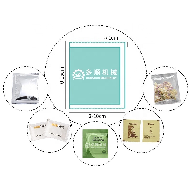 DZD-220 1g-100g Automatic Small Tea Bag Filter Paper Tea Powder Sachet Pouch Packing Machine