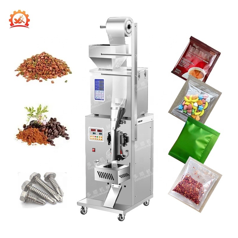 Guangzhou DZD-220 Automatic Spice Powder Granular Peanut Tea Mini Plastic Pouch Sachet Bag Multi-Function Packaging Machine