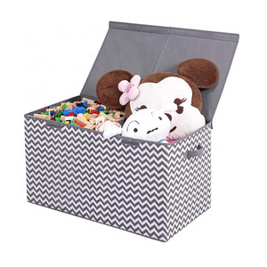 Hot Selling Heavy Kids Toy Chest Bins Cube Organizers Collapsible Large Storage Box With Lids