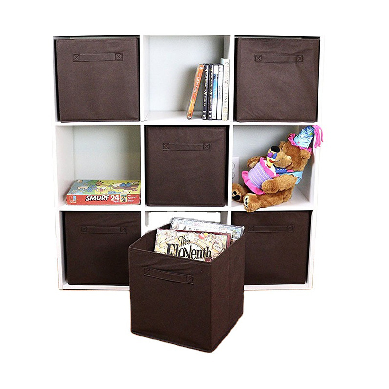 Foldable Cloth Organizer Containers Drawers Non-Woven Fabric Closet Storage Bins Boxes Cubes