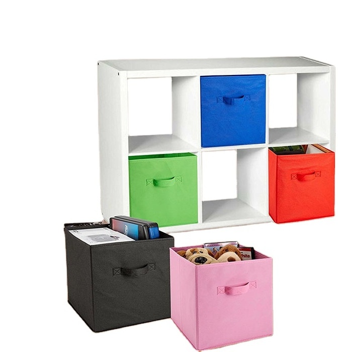 Foldable Cloth Organizer Containers Drawers Non-Woven Fabric Closet Storage Bins Boxes Cubes