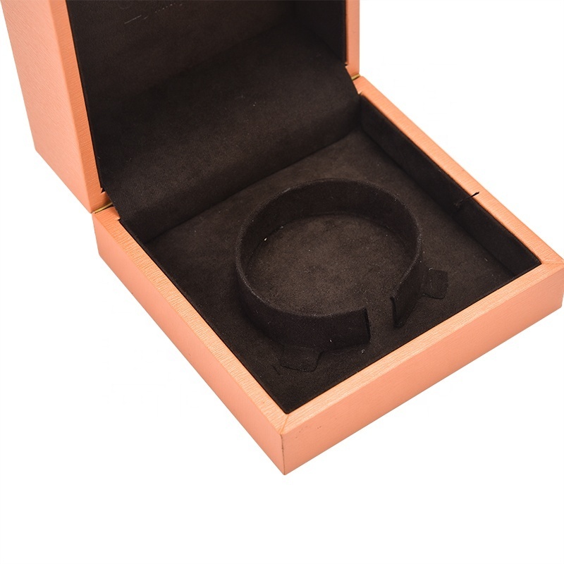 Orange Hot sale bangle jewellery packaging for earnings pull out bracelet rectangle jewelry packing box