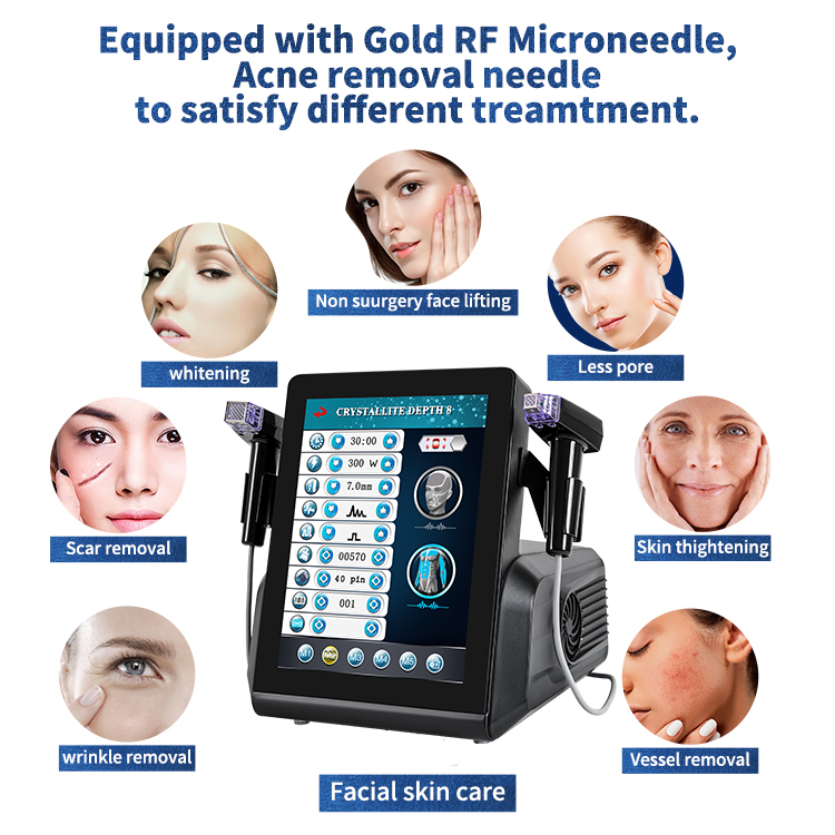 Factory Beauty Radiofrecuencia Fraccionada Morpheus 8 Estiramiento De La Piel Morpheus 8 Fractional Machine RF Microneedle