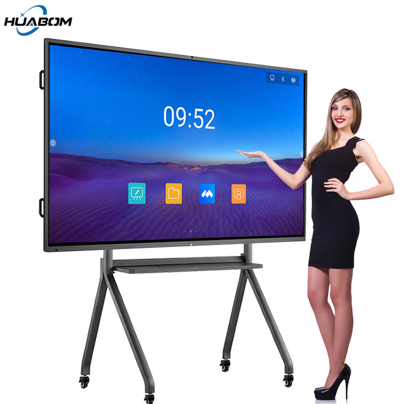 commercial conference interactive whiteboard mobile stand interactive smart whiteboard for office