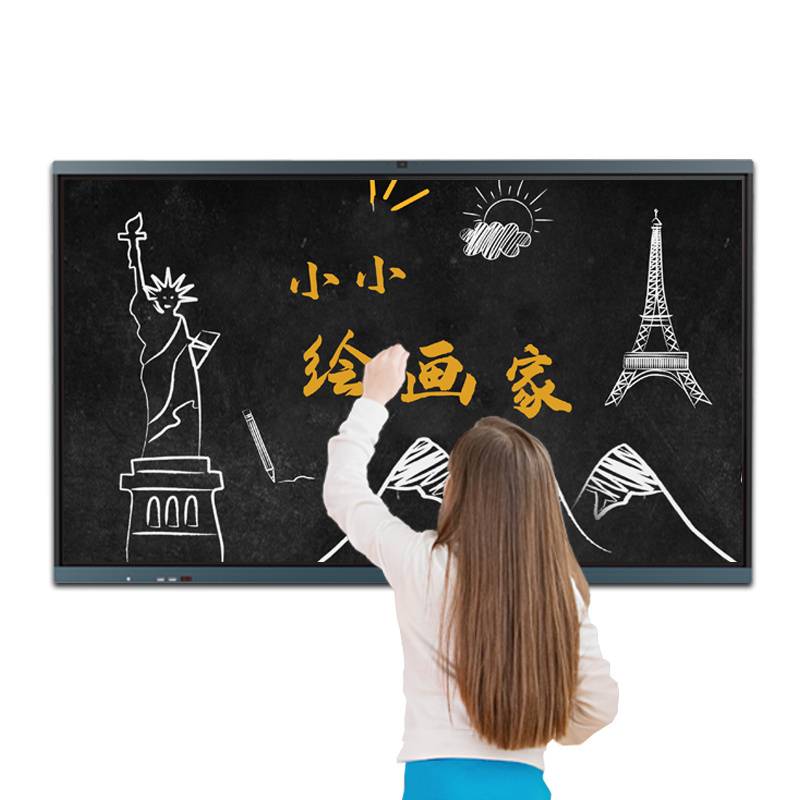 interactive panel 86 magnetic drawing board interactive smart board white board with stand