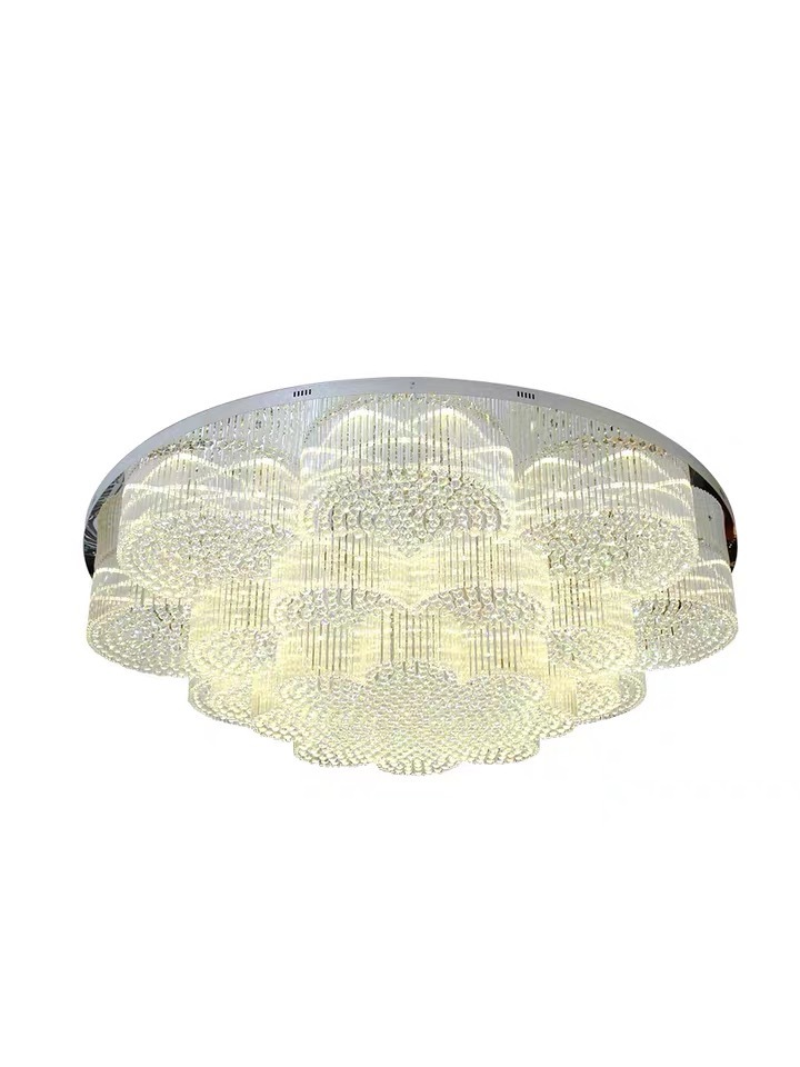 2023 new modern chandeliers crystal lamp ceiling light fixtures ac 110-240v for living room led lighting flush mounted