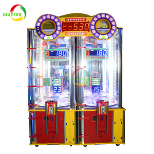 Electric Arcade Coin Operated Monster Drop Prize Vending Game Machine