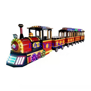 Amusement Park Ride Kids Electric Mini Tourist Kiddie Trackless Train For Sale