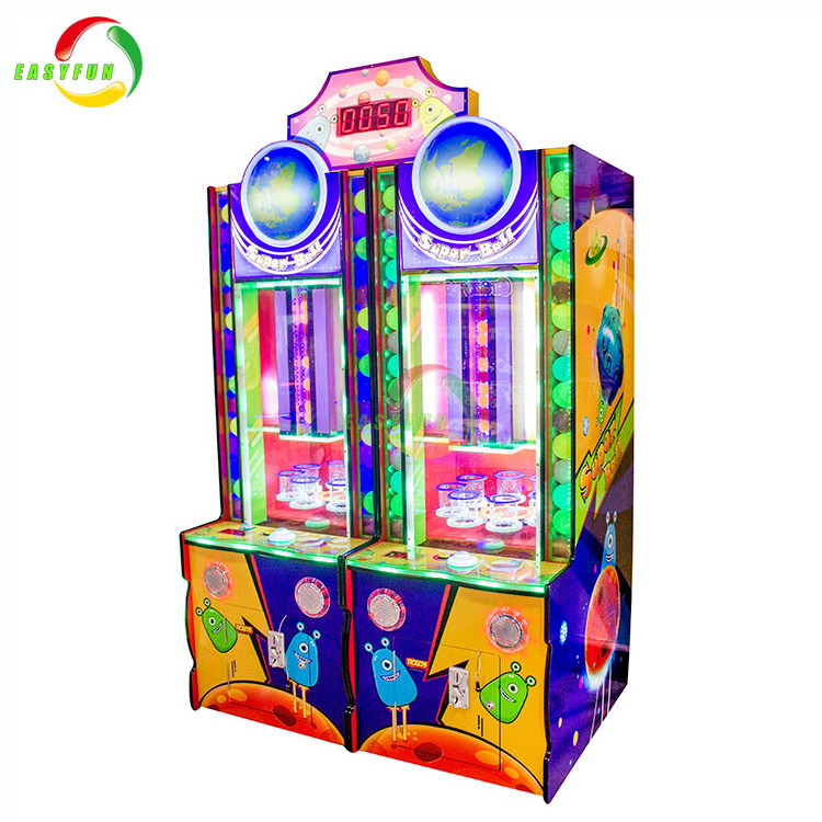 Carnival Arcade Games For Kids Ball Drop Fall Amusement Arcade Ticket Game Machine