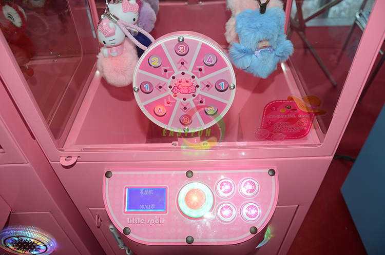 Coin operated push win gift game machine key master capsule toy vending ...