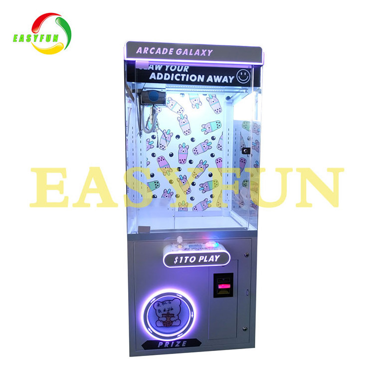 Claw Crane Vending Game Machine Kids Toy Dollar Bill Acceptor Claw Machine For Sale