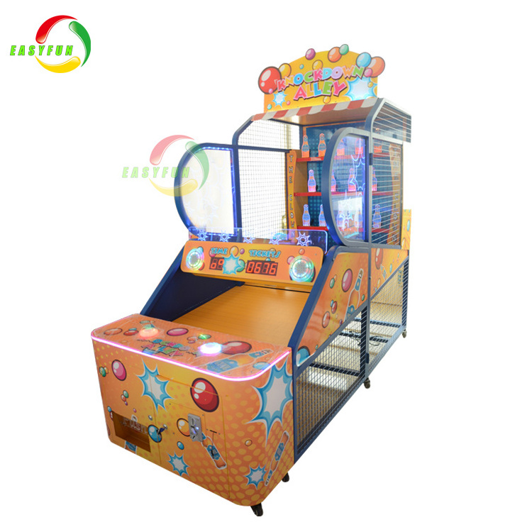 Down the clown coin operated arcade shooting ticket redemption games machine for sale