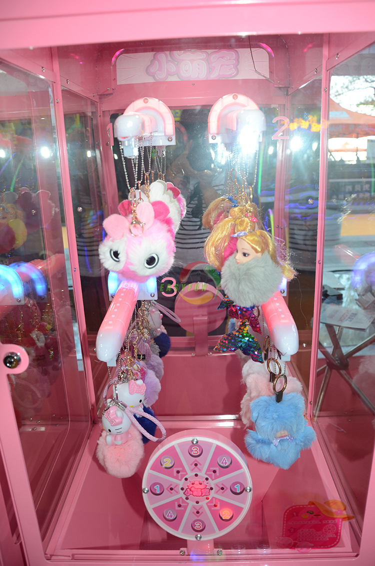 Coin operated push win gift game machine key master capsule toy vending ...