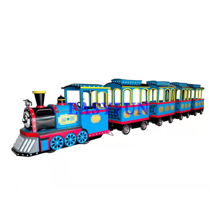 Amusement Park Ride Kids Electric Mini Tourist Kiddie Trackless Train For Sale