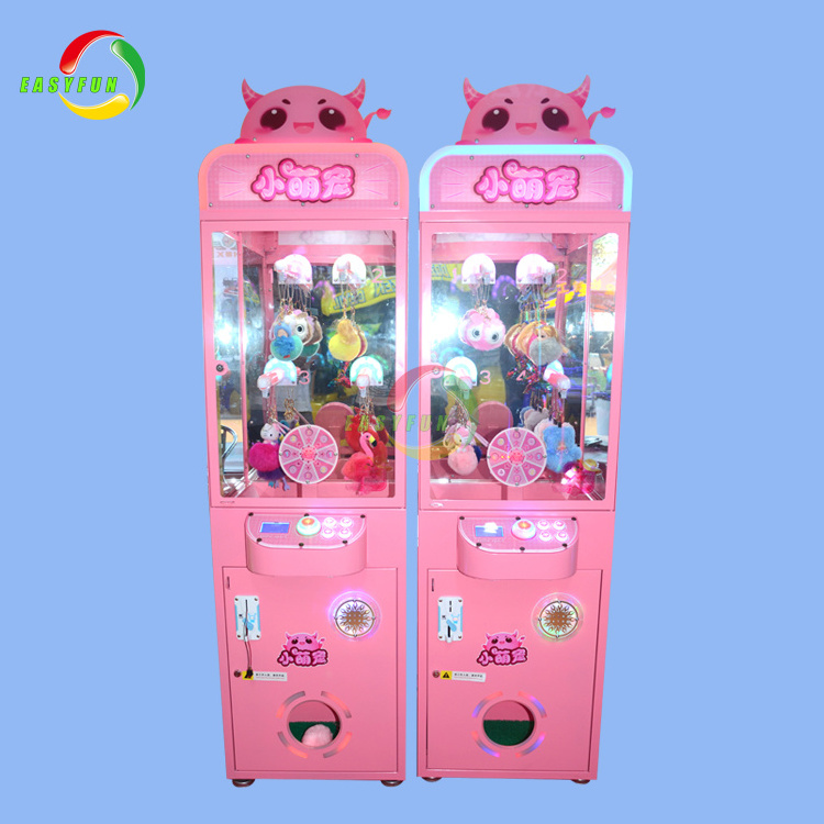 Coin operated push win gift game machine key master capsule toy vending machine