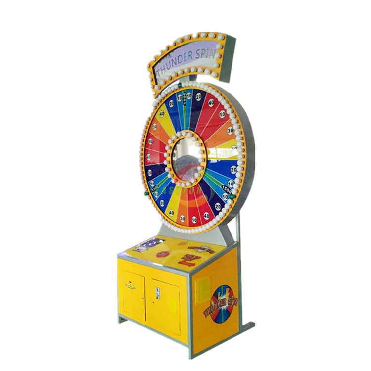 Spin N Win The Lucky Roller Coin operated Arcade Game Machine Ticket Redemption Game Machine for Sale