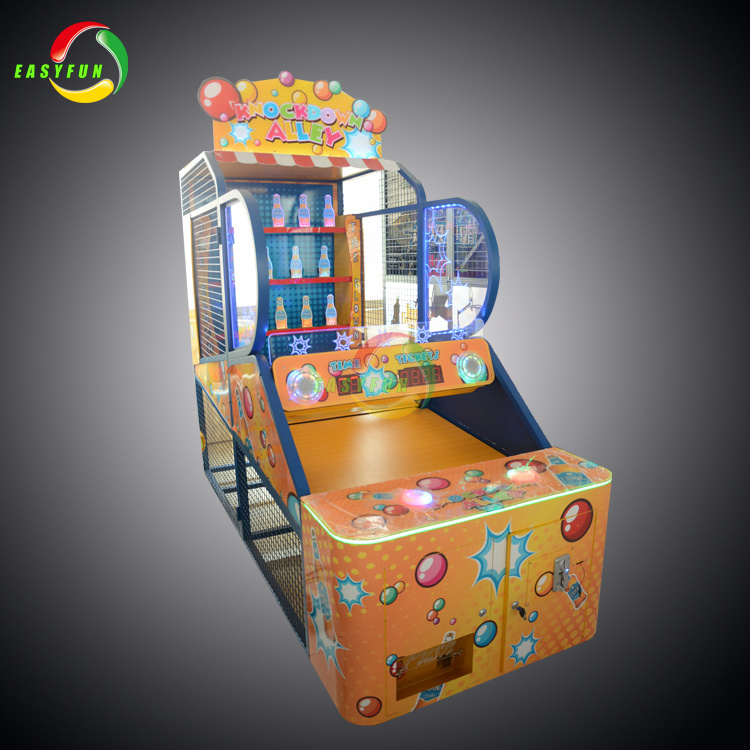 Down the clown coin operated arcade shooting ticket redemption games machine for sale