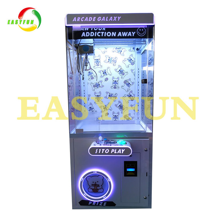 Claw Crane Vending Game Machine Kids Toy Dollar Bill Acceptor Claw Machine For Sale