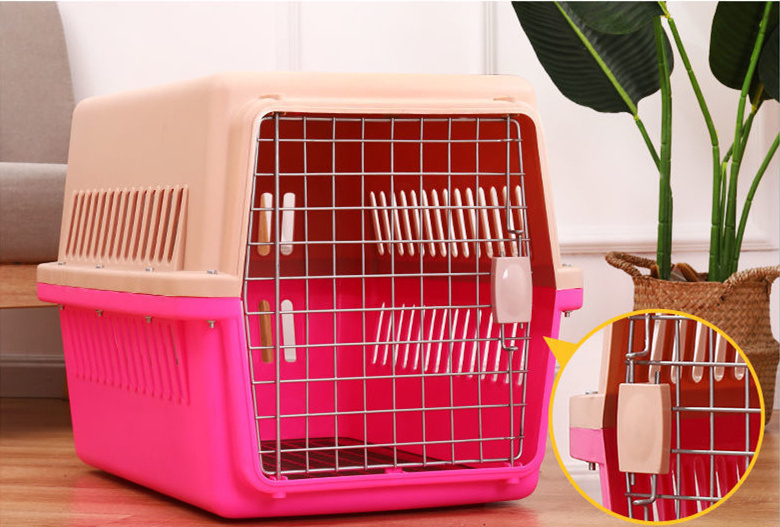 New design pet cages carriers houses large kennel  portable cat travel case  dog air box pet cages, carriers