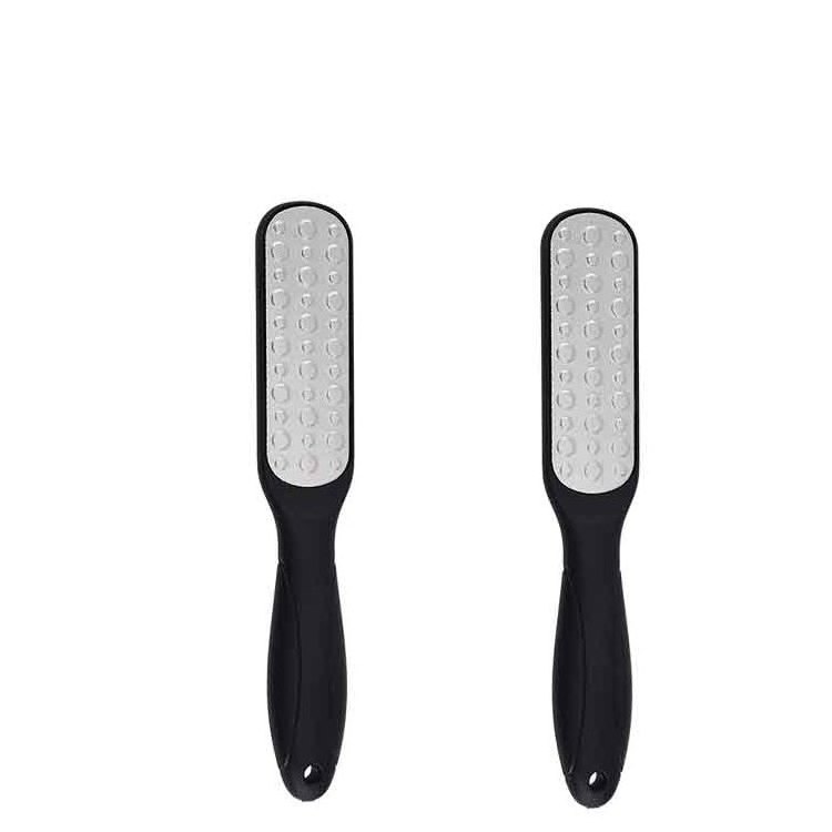 Custom Logo Double Side Stainless Steel Foot File Pedicure Tools Professional Foot File Callus Remover For Feet