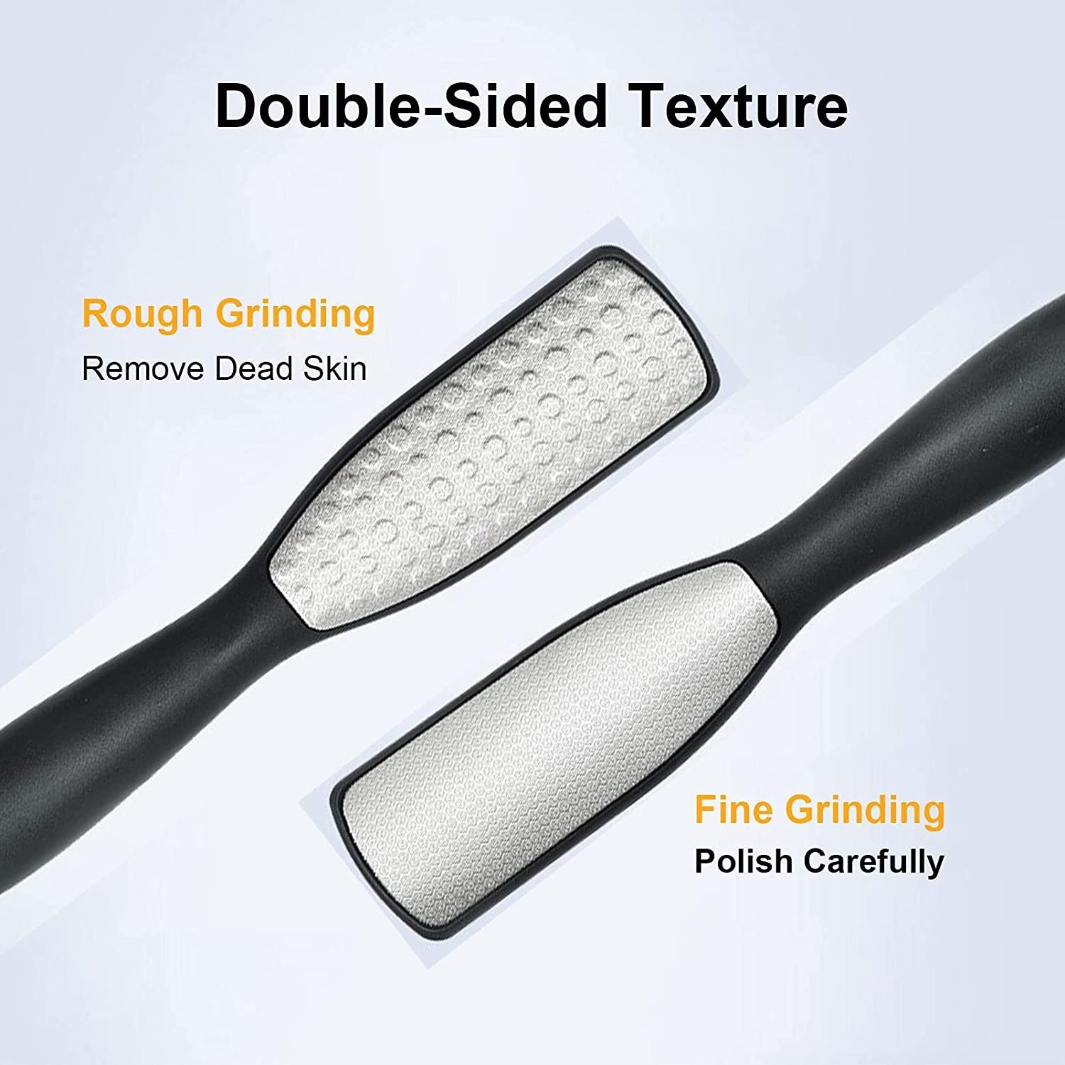 Premium Callus Dead Skin Remover Foot Care Exfoliating Tool Double Side Stainless Steel Pedicure Foot File