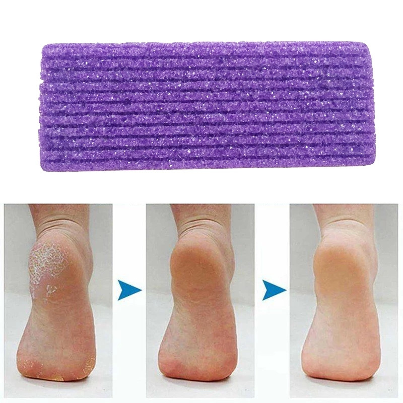 EBT Callus Exfoliate Hard Skin Remove Pedicure Scrubber Foot Care Tool Scrub Manicure Tools Reusable Foot Pumice Sponge Stone