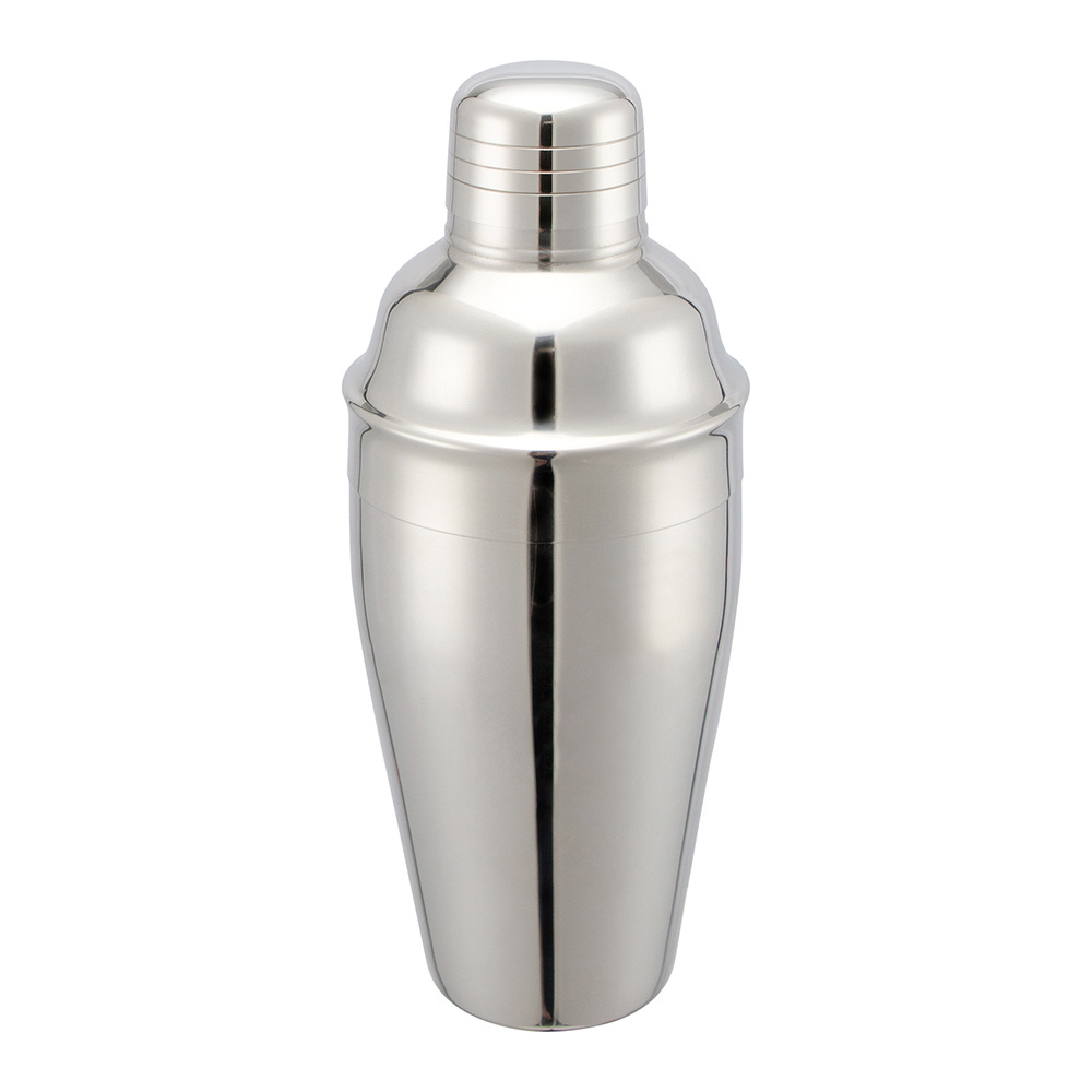 Popular 550ml Stainless steel cocktail shakers high quality 3pc Japanese cocktail shaker