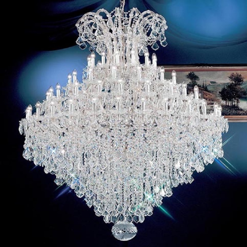 good quality red design glass large crystal pendant chandelier lighting for wedding hotel