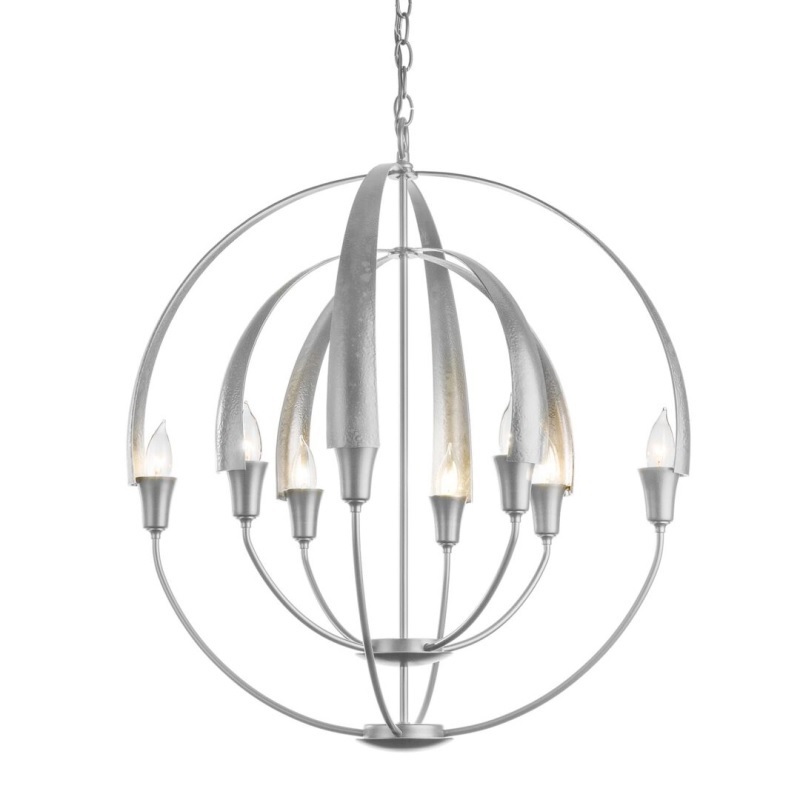 Contemporary Black color silver ball LED Cluster sputnik Pendant lights Chandelier For Living Room Aisle