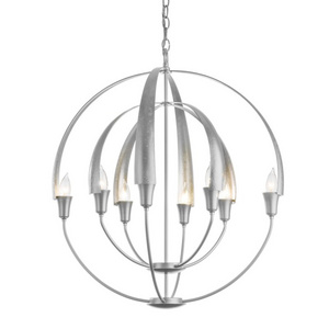 Contemporary Black color silver ball LED Cluster sputnik Pendant lights Chandelier For Living Room Aisle