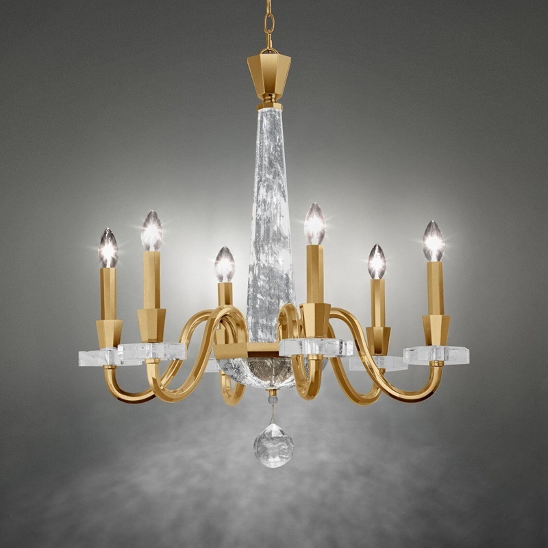 Villa living room lighting natural crystal style french classic lamp gold luxury modern mid century chandelier for high ceilings