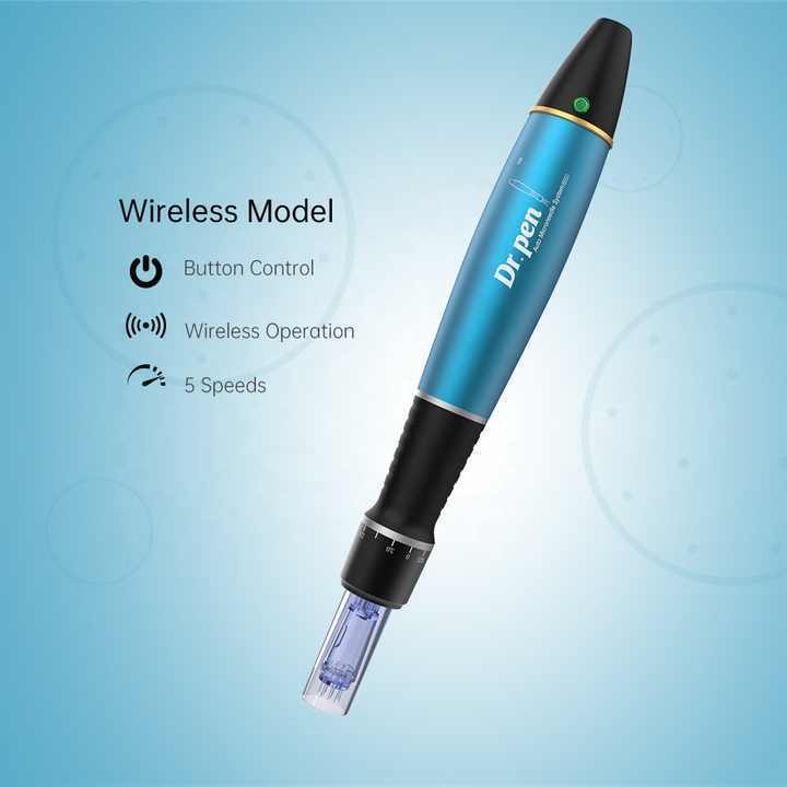 Professional microneedling pen Dr pen A1-W powerful motor Derma Stamp Machine for Skin problems mts pmu