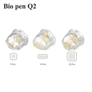 Needle Cartridge 25 Pins 14 Pins 9 Pins for Bio Pen Q2 EMS / LED / MTS Microneedling Derma Pen Skin Care Device