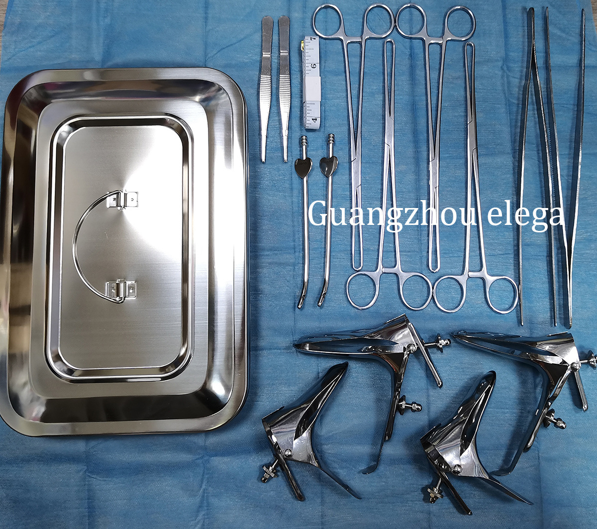 Medical Surgical Instrument Kit Dilatation and Curettage Set