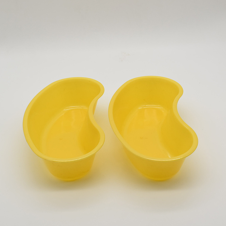 Hospital Surgical Accessories Sterilizing Kidney Yellow Plate Plastic Surgical Trays