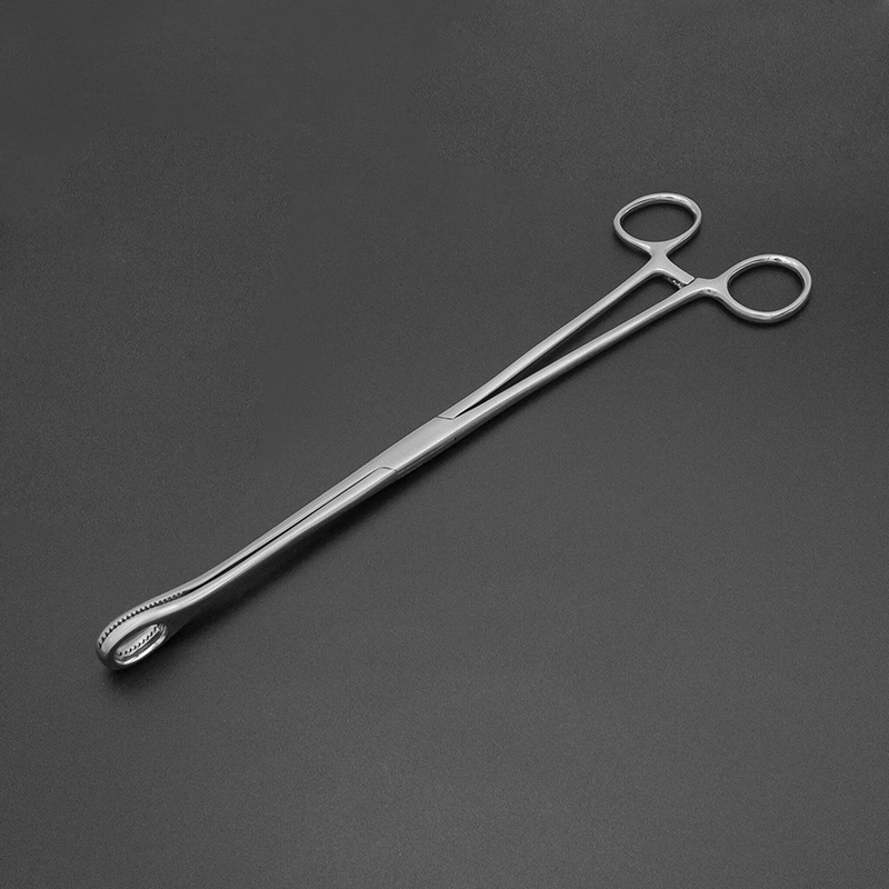 Medical Obstetrics Forceps Teethed Straight Curved 18cm Sponge Holder Forceps