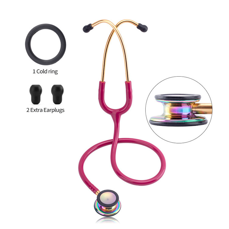 High Quality Stainless Steel Raspberry Rainbow Plated  Wireless stethoscope