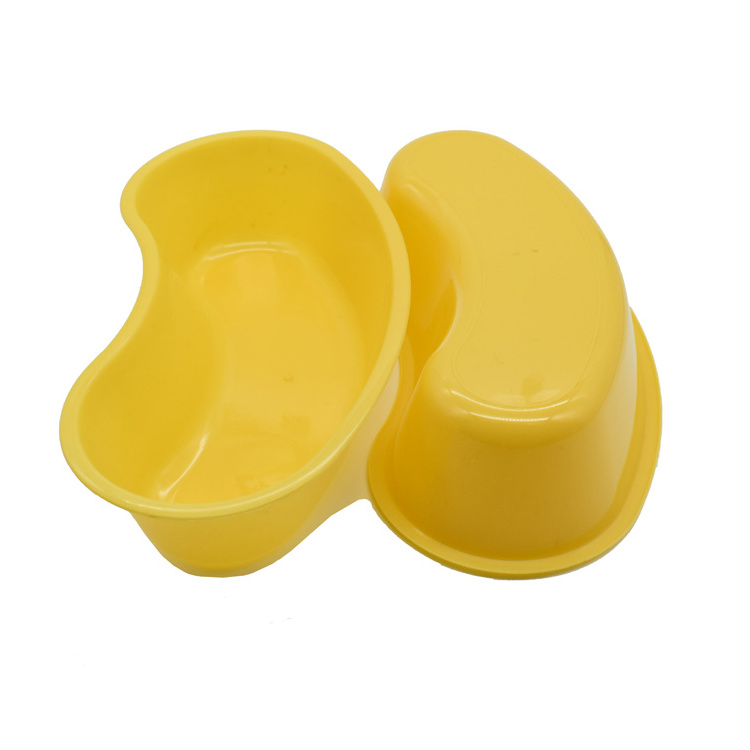 Hospital Surgical Accessories Sterilizing Kidney Yellow Plate Plastic Surgical Trays