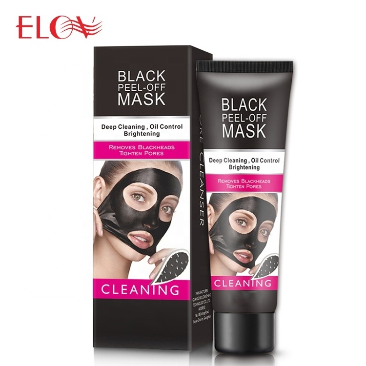 OEM/ODM Blackhead Remover Deep Cleaning Oil Control Facial Mask Hot Sale Popular Bamboo Charcoal Black Peel Off Mud Face Mask