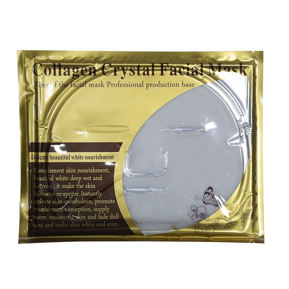 Best Selling Firming Tightening Anti Aging Pure 24K Gold Bio Collagen Crystal Facial Mask For Beauty Cosmetics Private Label