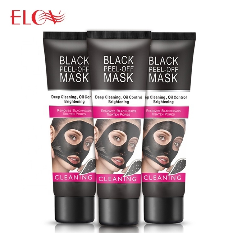 OEM/ODM Blackhead Remover Deep Cleaning Oil Control Facial Mask Hot Sale Popular Bamboo Charcoal Black Peel Off Mud Face Mask