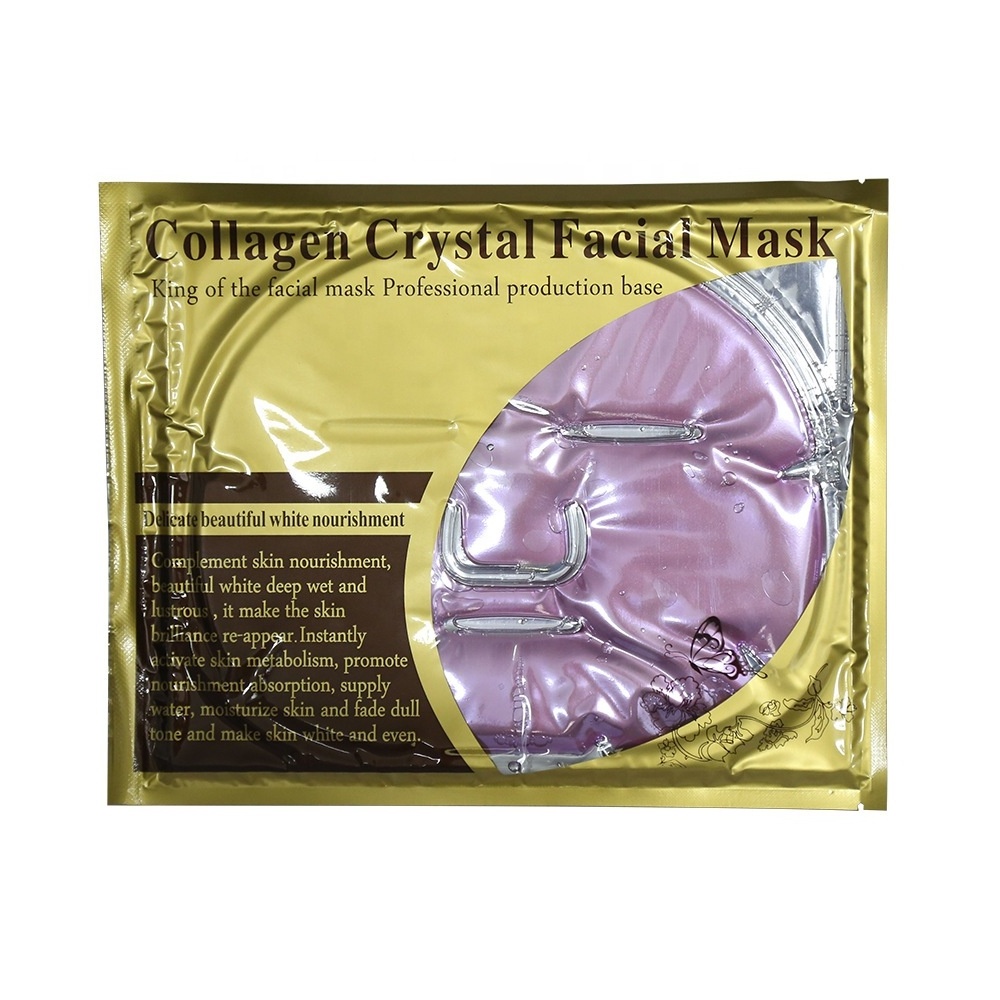 Best Selling Firming Tightening Anti Aging Pure 24K Gold Bio Collagen Crystal Facial Mask For Beauty Cosmetics Private Label